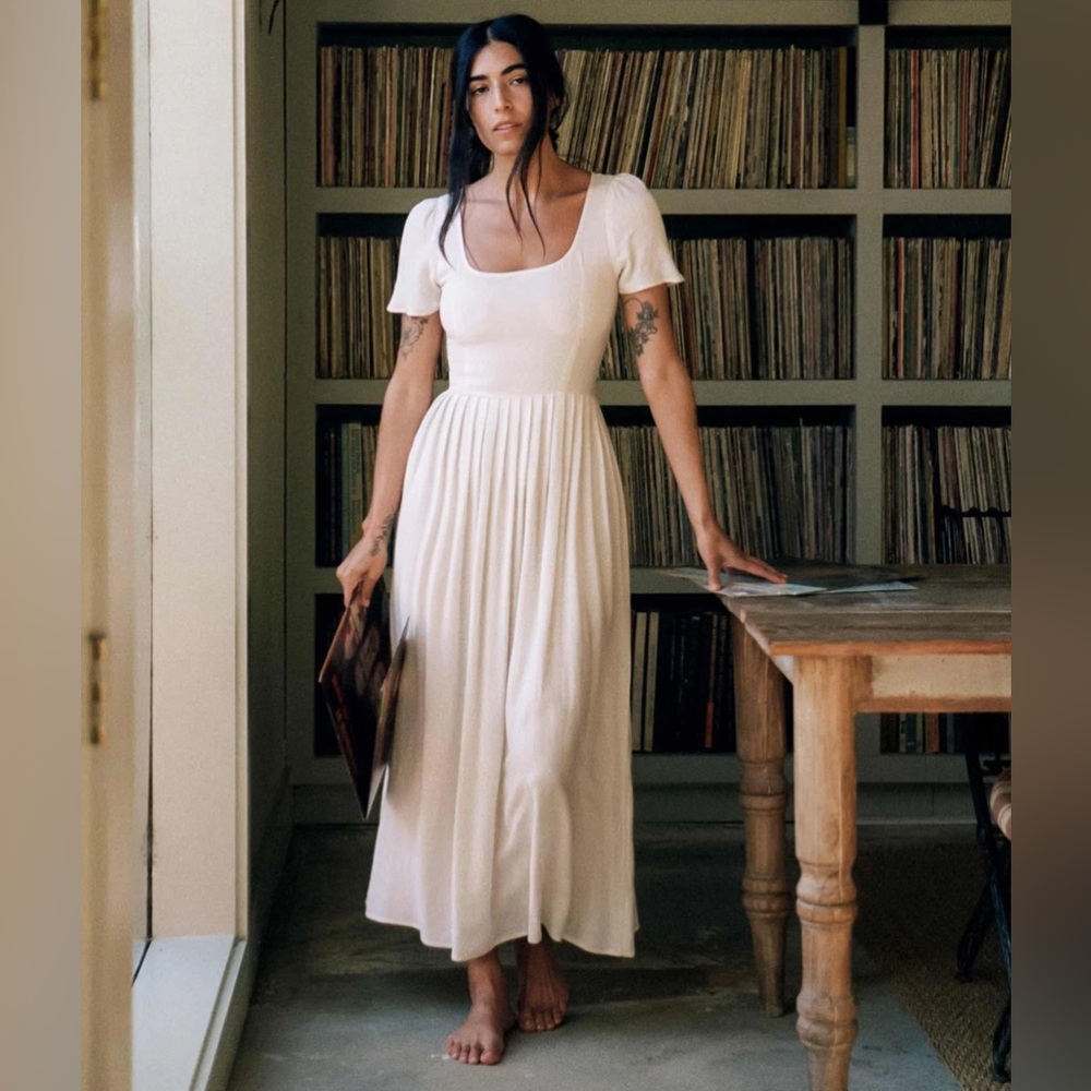 Christy Dawn Scarlett Dress in Eggshell- NYT